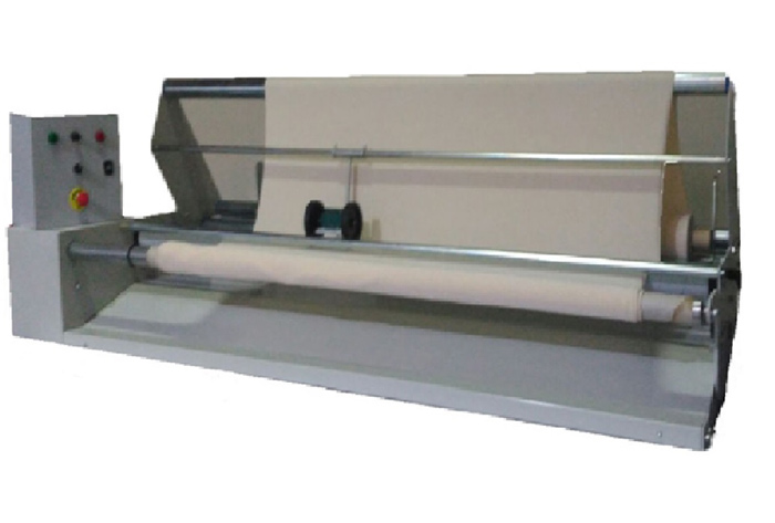 Máquina revisadora y enrolladora de tela para la industria téxtil R-100